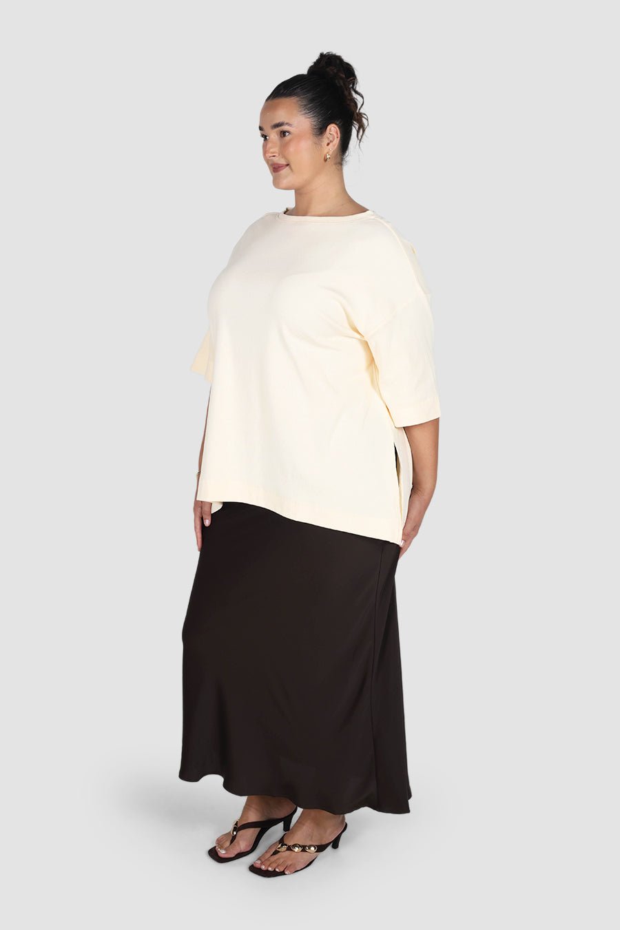 HAVEN OVERSIZED TEE MILK - Fayt The Label