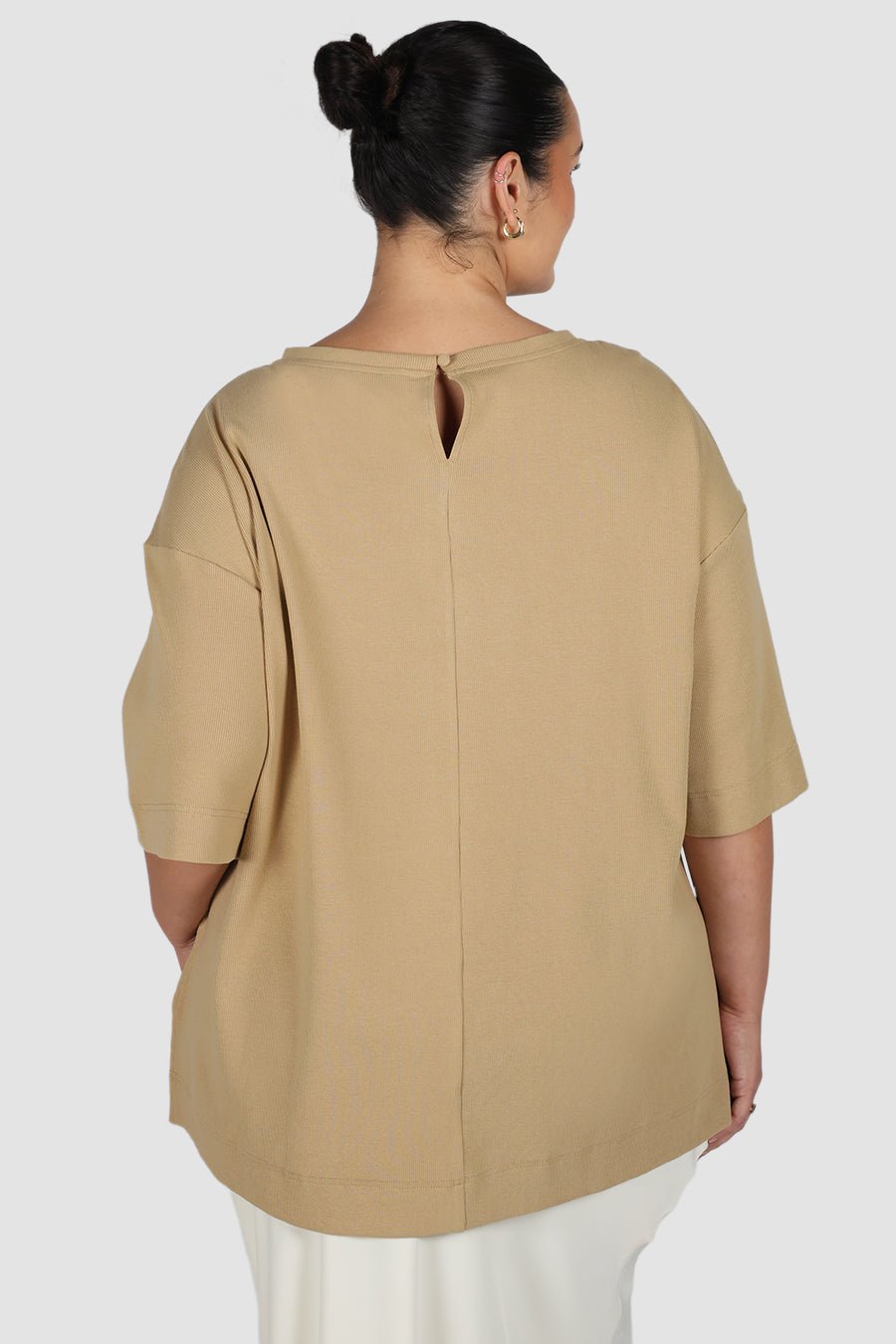 HAVEN OVERSIZED TEE NEUTRAL - Fayt The Label