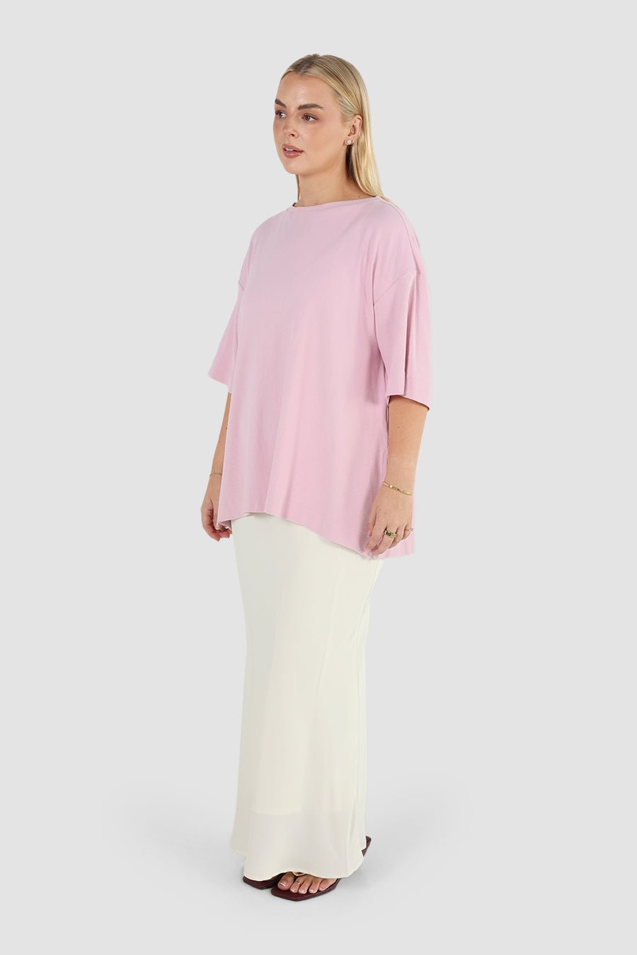 HAVEN OVERSIZED TEE SOFT PINK - Fayt The Label