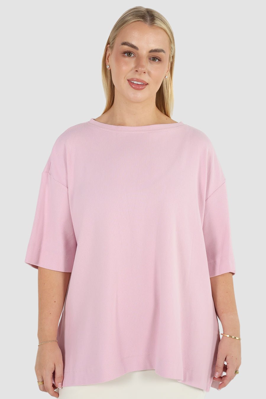 HAVEN OVERSIZED TEE SOFT PINK - Fayt The Label