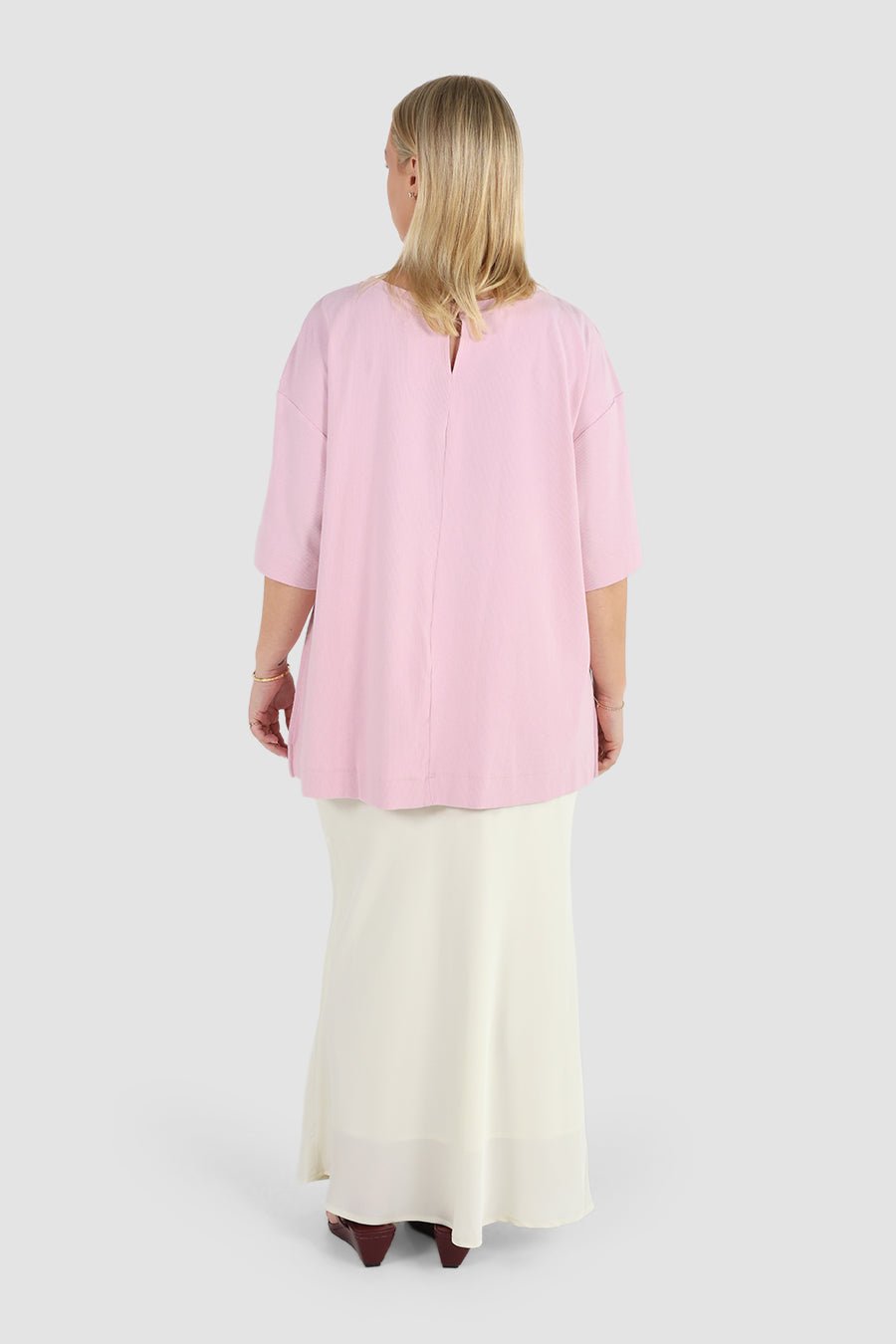 HAVEN OVERSIZED TEE SOFT PINK - Fayt The Label