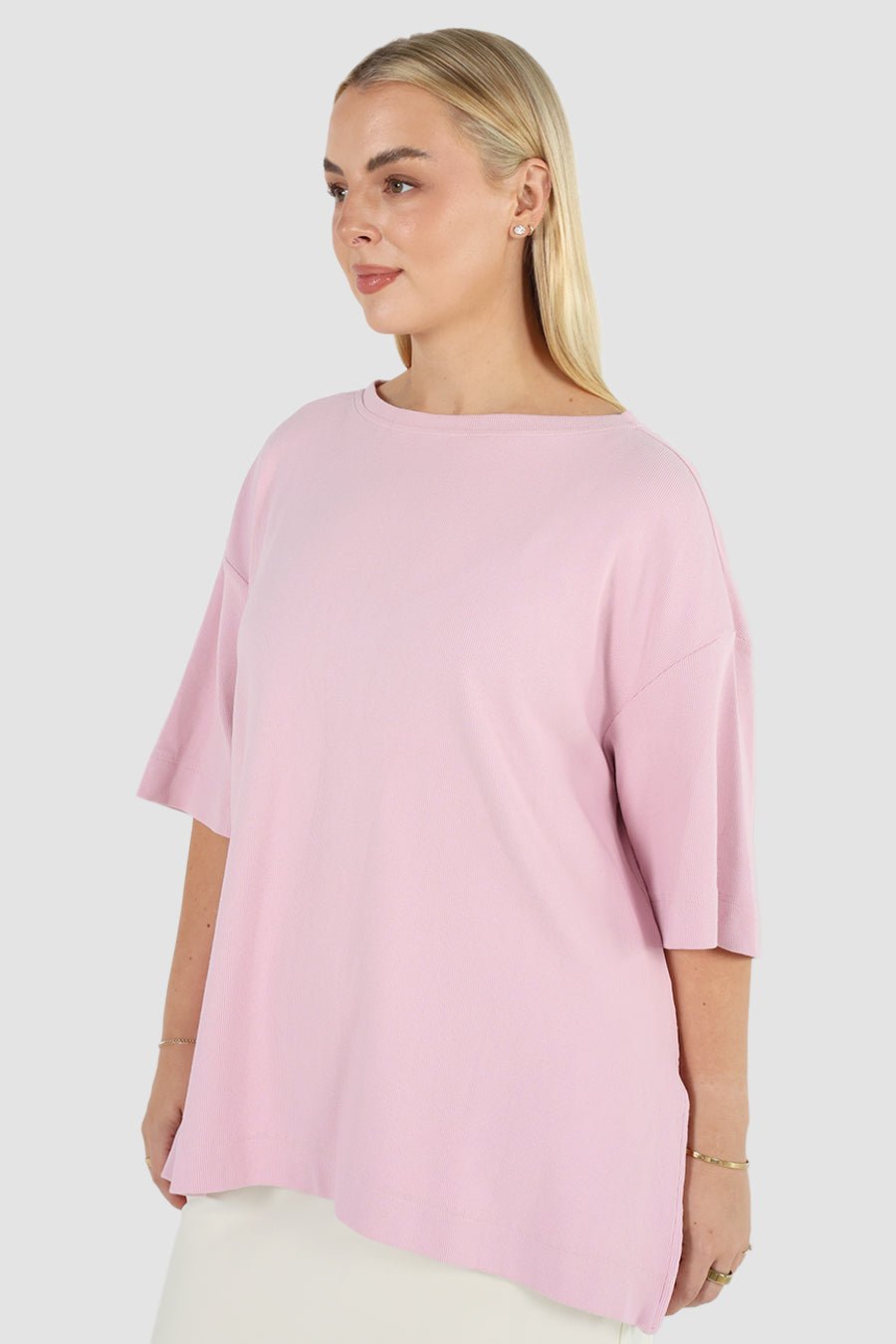 HAVEN OVERSIZED TEE SOFT PINK - Fayt The Label