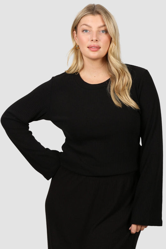 HAZE TOP BLACK - Fayt The Label