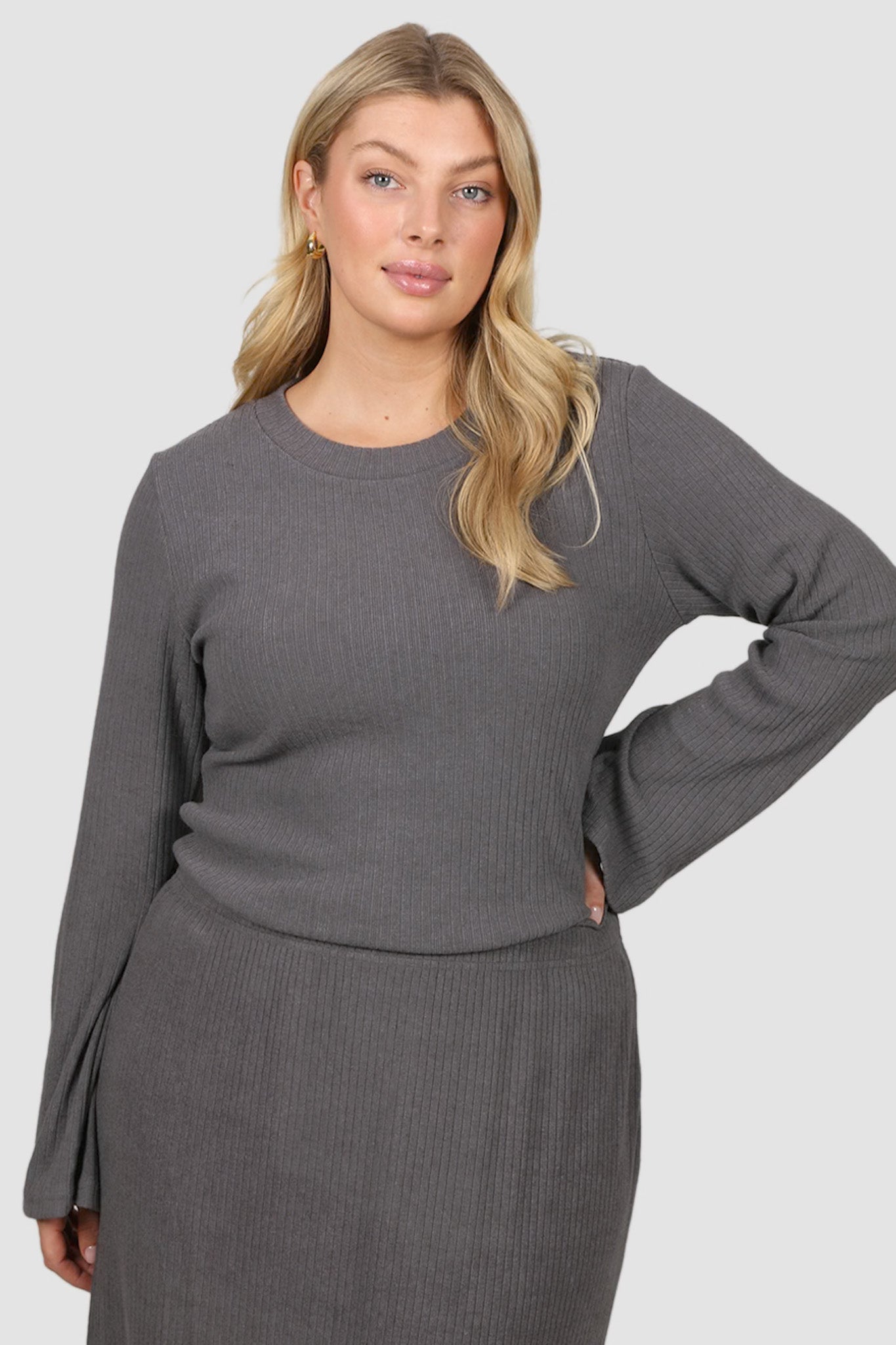 HAZE TOP CHARCOAL - Fayt The Label