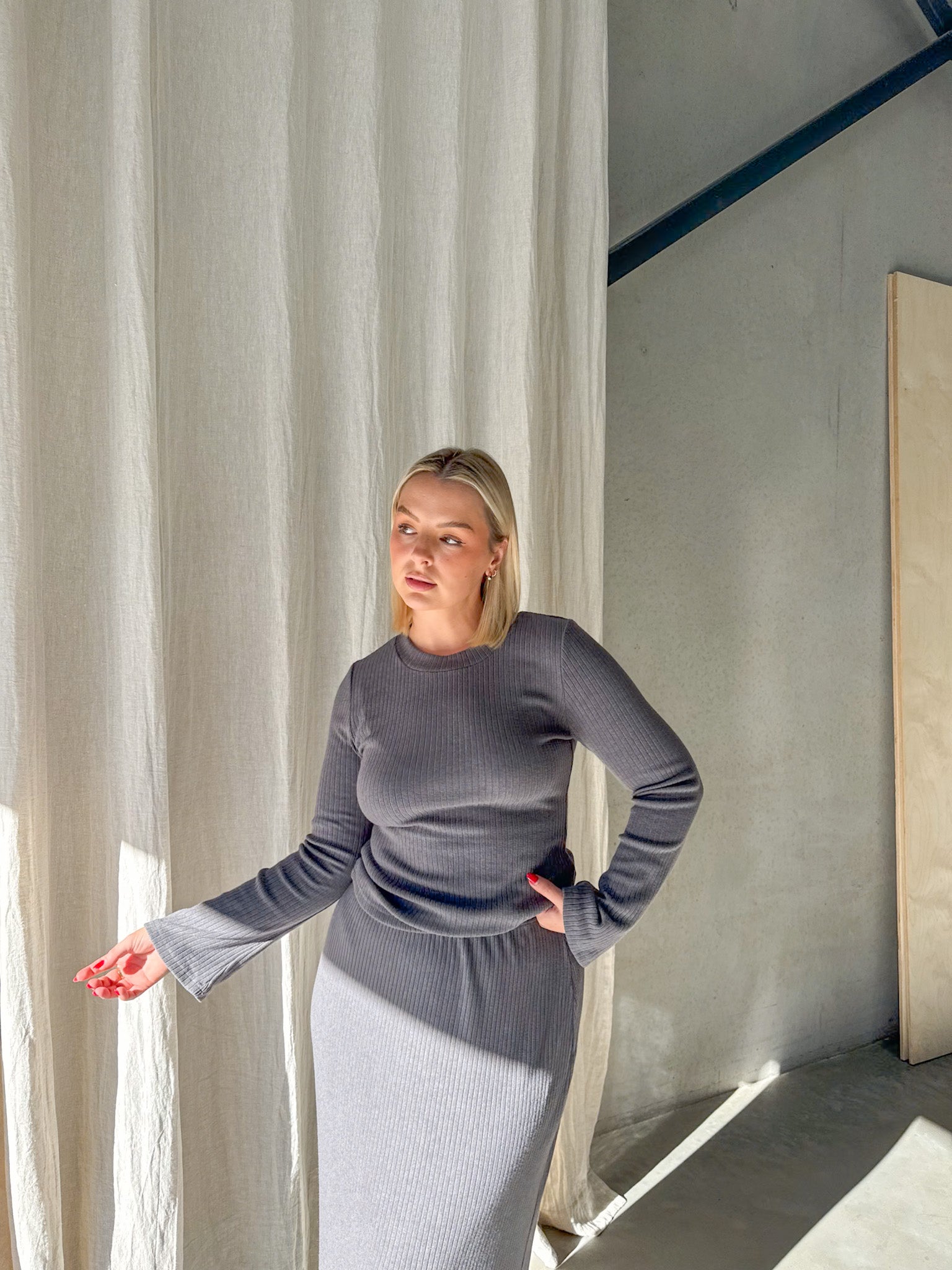 HAZE TOP CHARCOAL - Fayt The Label