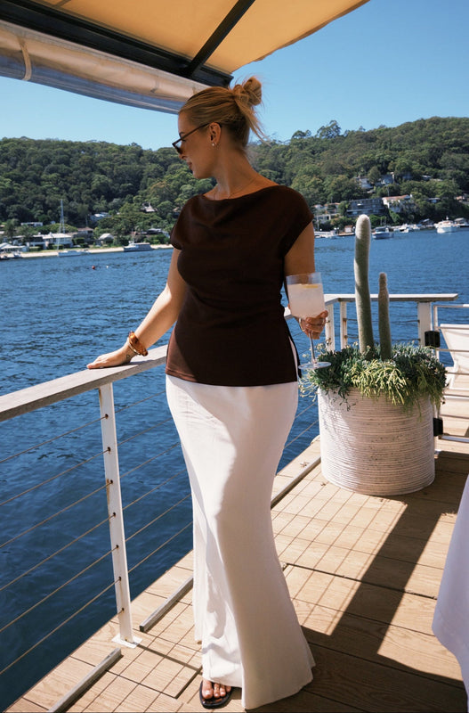 INDI SKIRT BUTTERCREAM - Fayt The Label