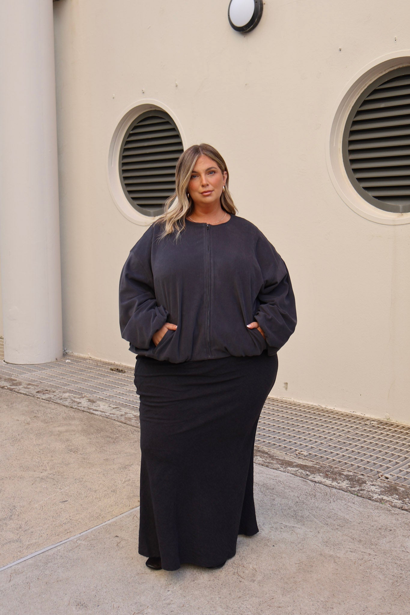INDI SKIRT CHARCOAL - Fayt The Label