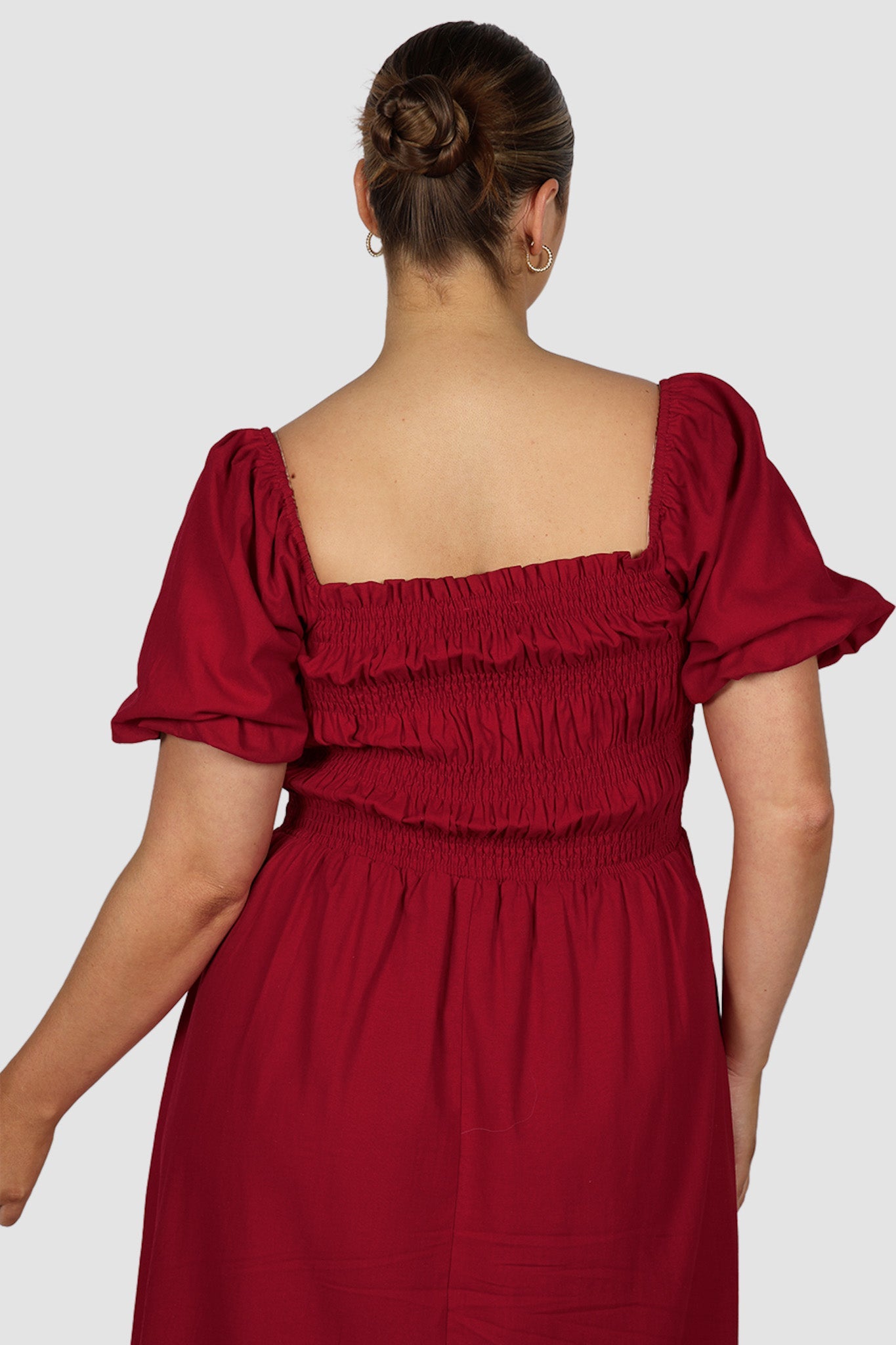 ISMAE MAXI DRESS RED - Fayt The Label