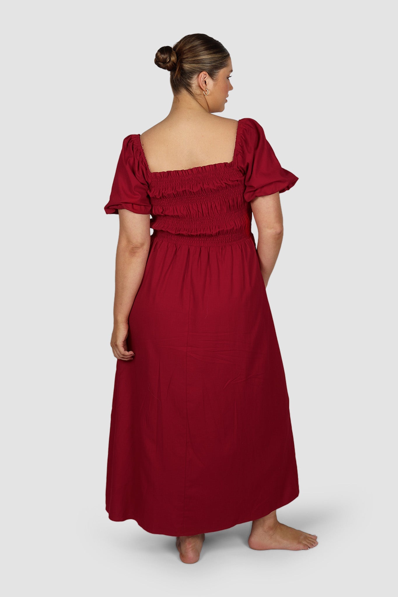 ISMAE MAXI DRESS RED - Fayt The Label