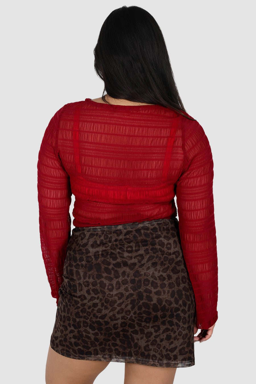 IVARA TOP DEEP RED - Fayt The Label