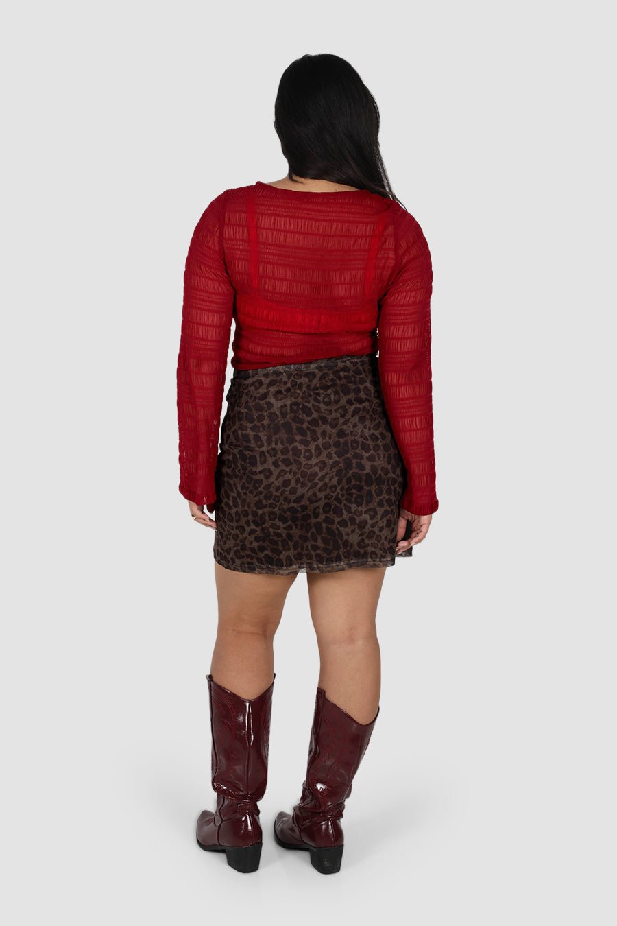 IVARA TOP DEEP RED - Fayt The Label