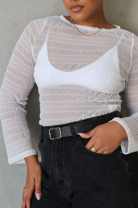 IVARA TOP WHITE - Fayt The Label