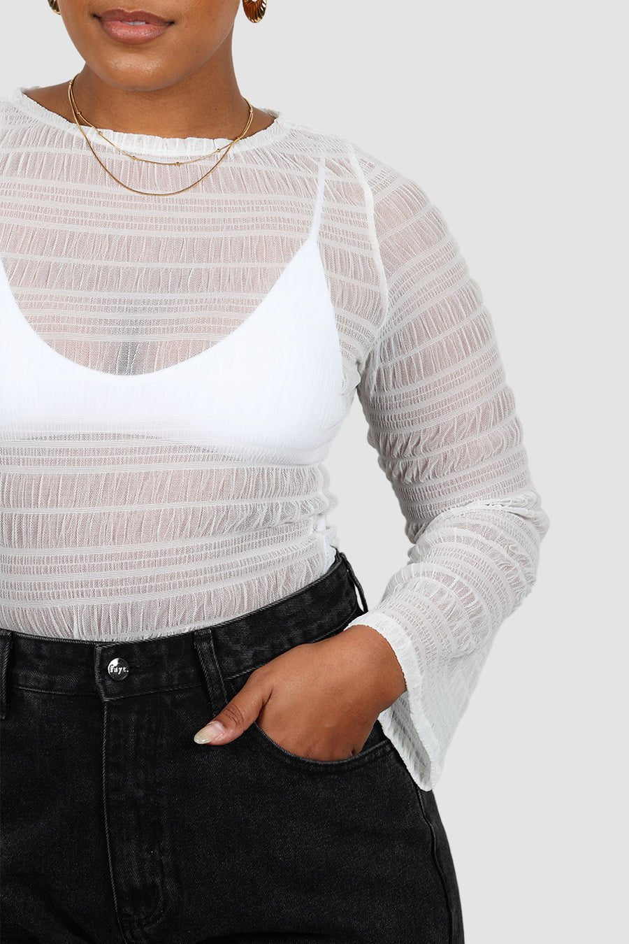 IVARA TOP WHITE - Fayt The Label