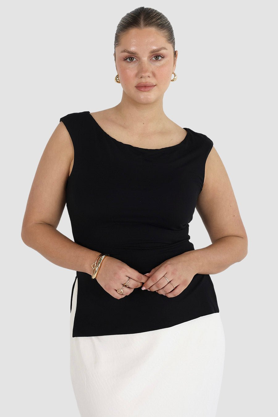 IVIE TOP BLACK - Fayt The Label