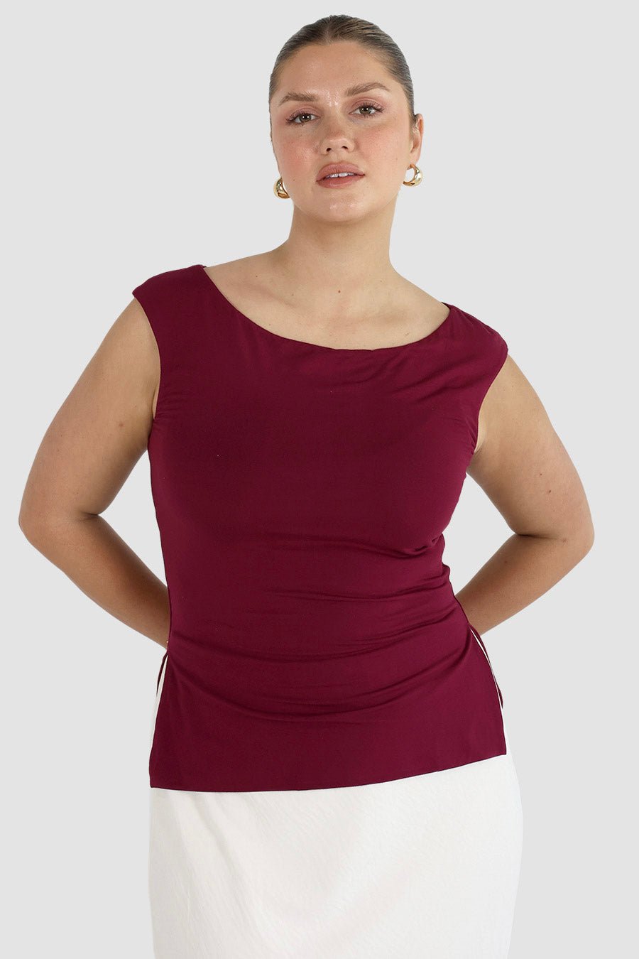 IVIE TOP MERLOT - Fayt The Label