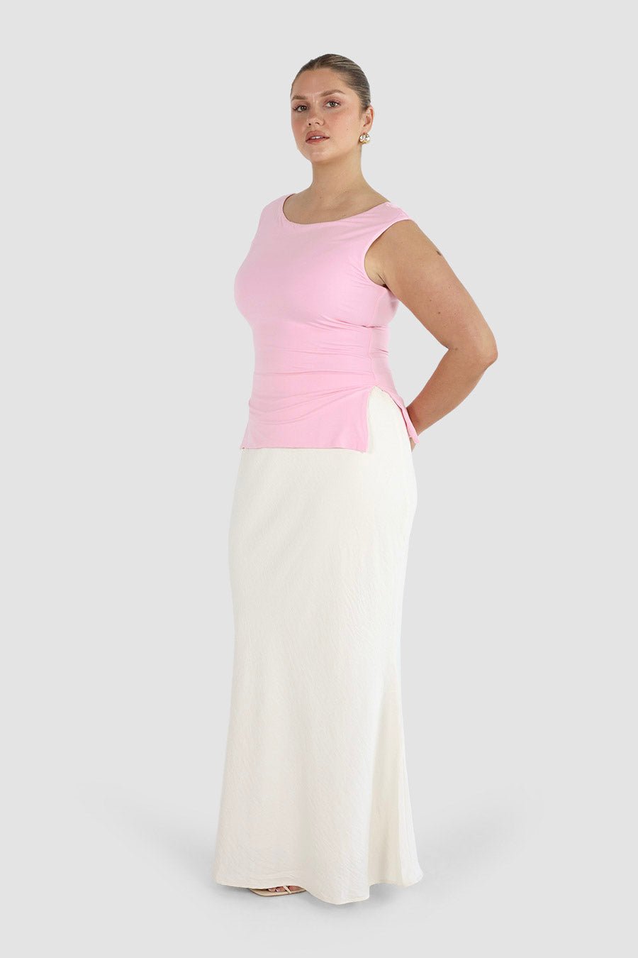 IVIE TOP PINK - Fayt The Label