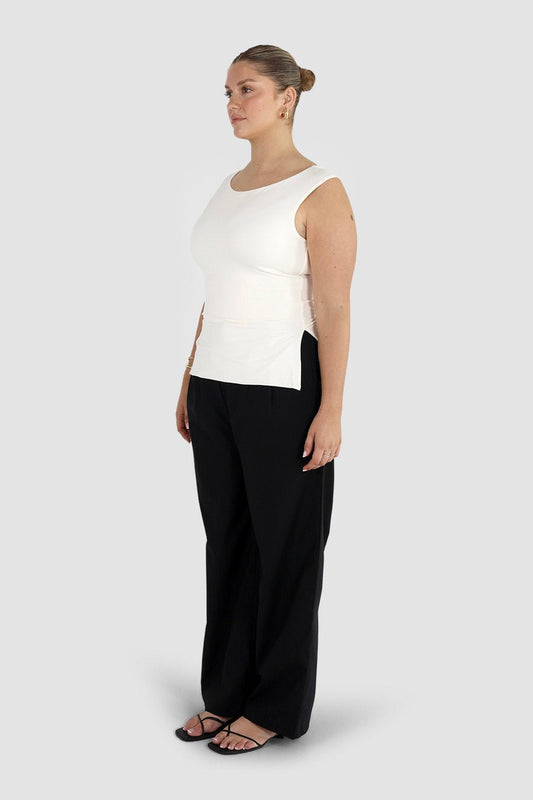 IVIE TOP WHITE - Fayt The Label