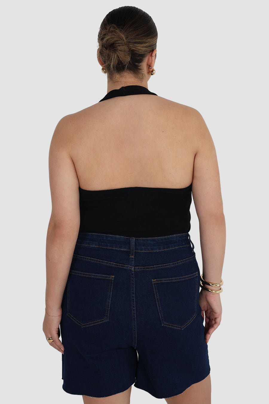 JAGGER DENIM SHORT MIDNIGHT BLUE - Fayt The Label