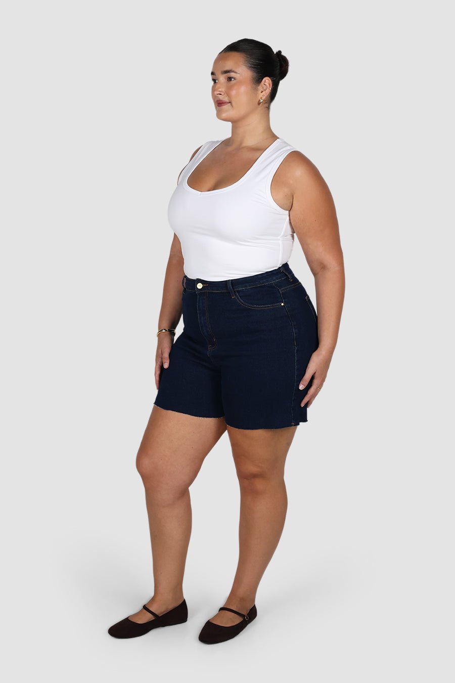 JAGGER DENIM SHORT MIDNIGHT BLUE - Fayt The Label