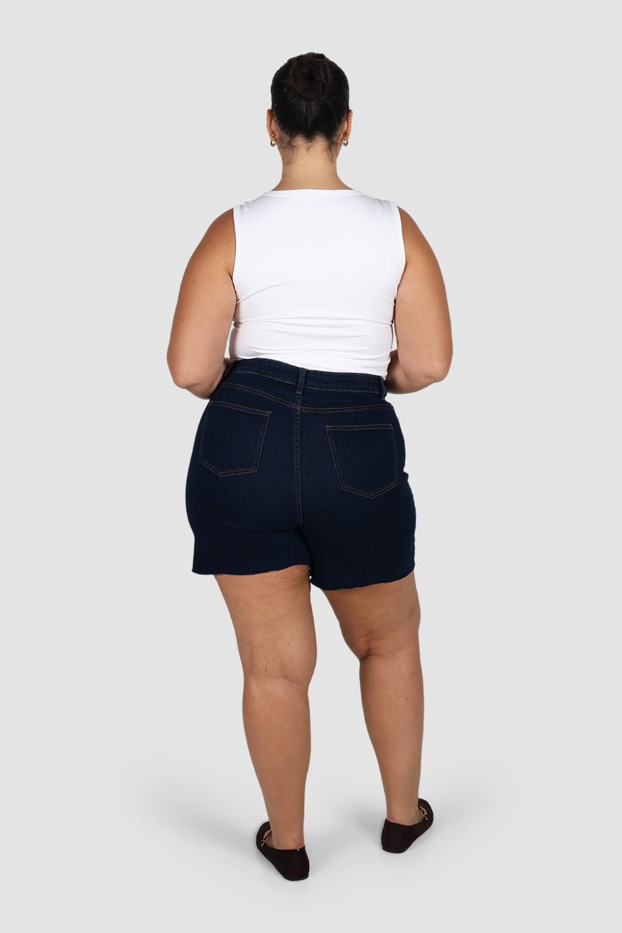 JAGGER DENIM SHORT MIDNIGHT BLUE - Fayt The Label