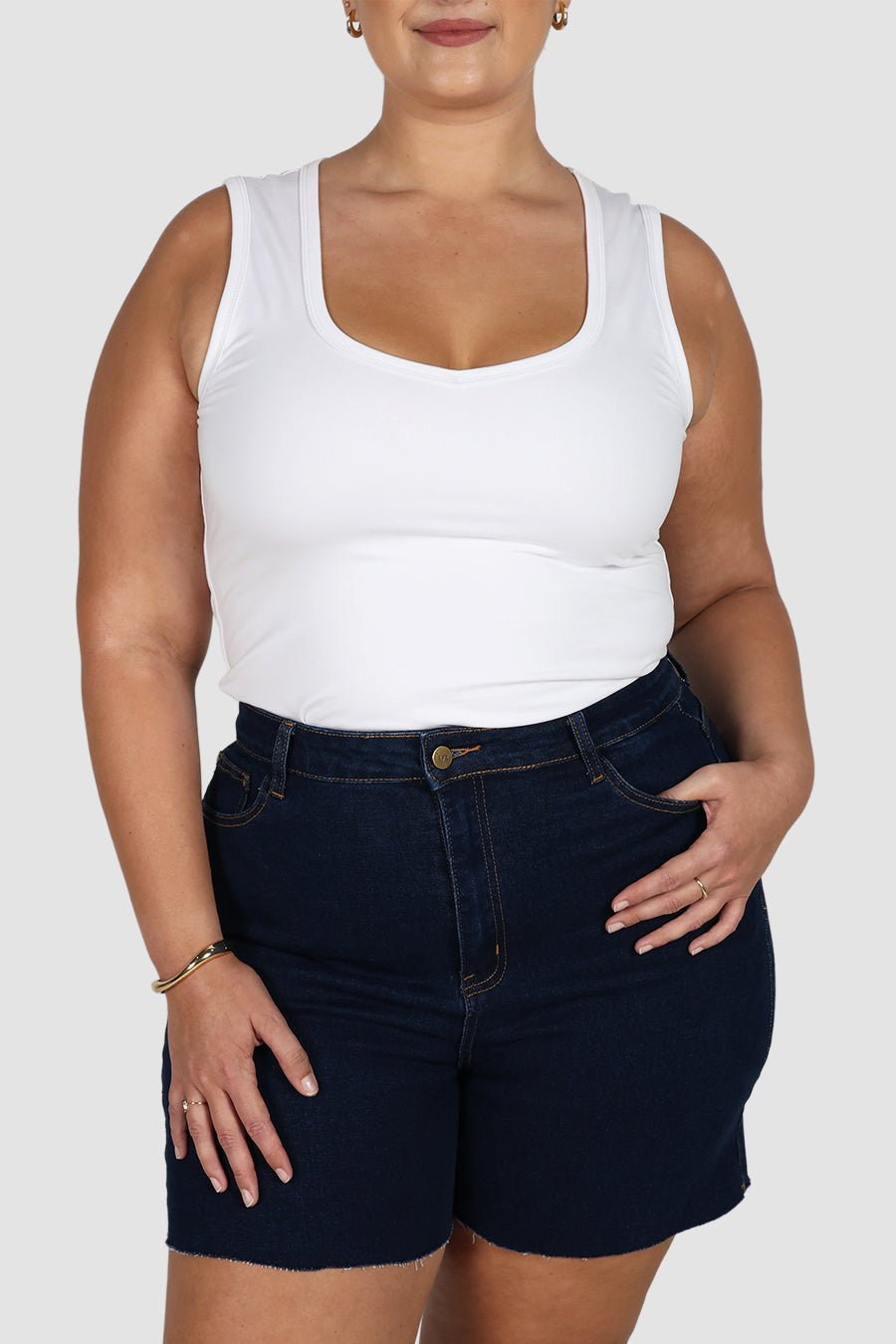 JAGGER DENIM SHORT MIDNIGHT BLUE - Fayt The Label