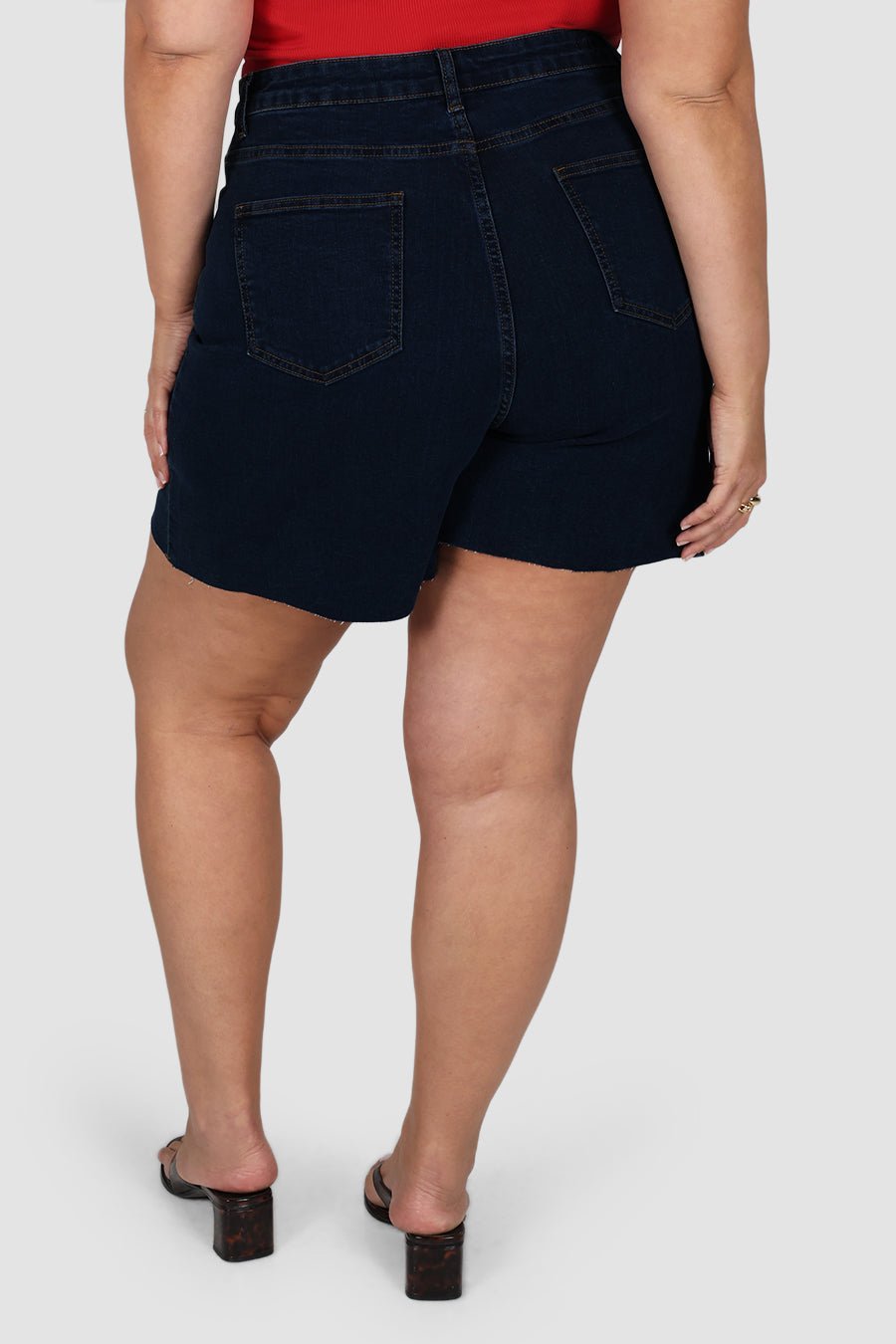 JAGGER DENIM SHORT MIDNIGHT BLUE - Fayt The Label