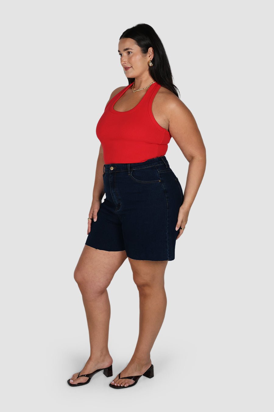 JAGGER DENIM SHORT MIDNIGHT BLUE - Fayt The Label