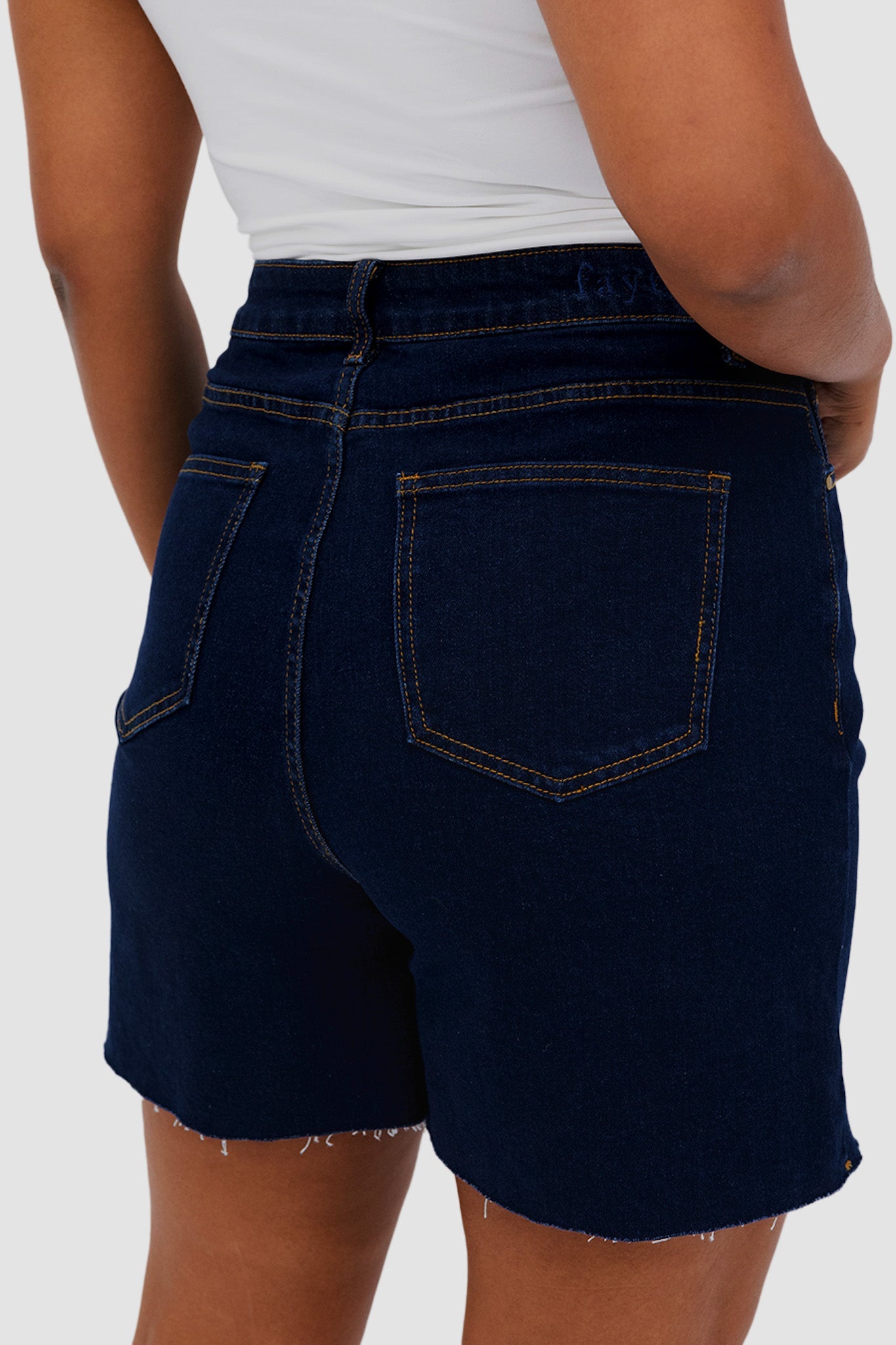 JAGGER DENIM SHORT MIDNIGHT BLUE - Fayt The Label