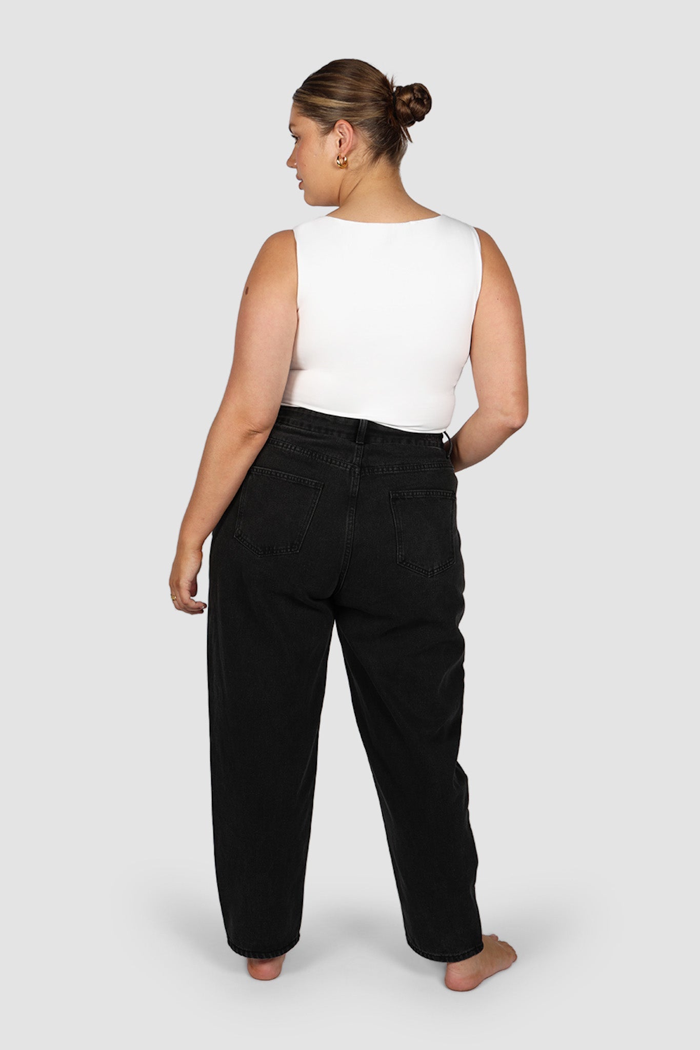 JAX JEANS BLACK WASH - Fayt The Label