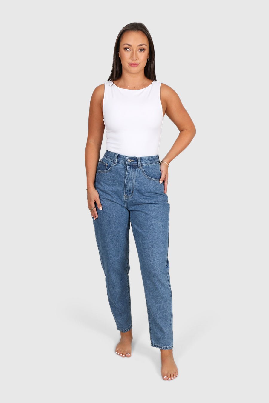 JAX JEANS DEEP BLUE - Fayt The Label