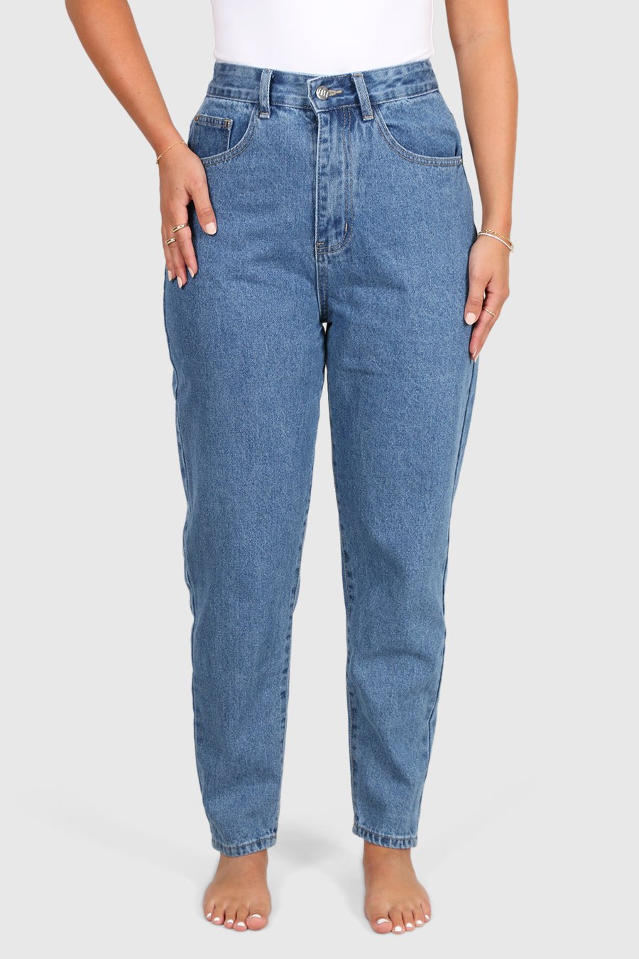 JAX JEANS DEEP BLUE - Fayt The Label