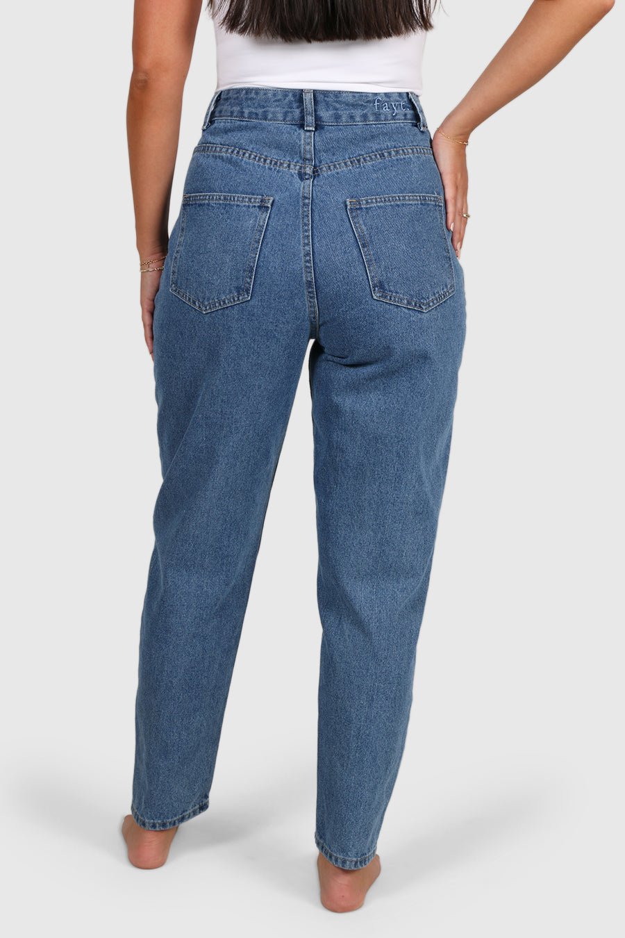 JAX JEANS DEEP BLUE - Fayt The Label