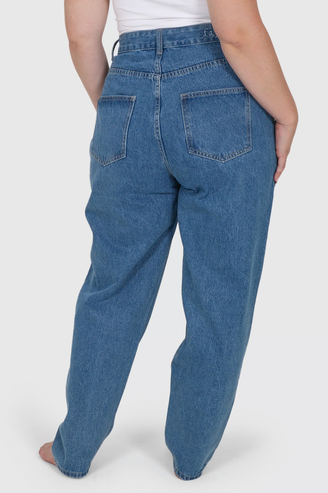 JAX JEANS DEEP BLUE - Fayt The Label