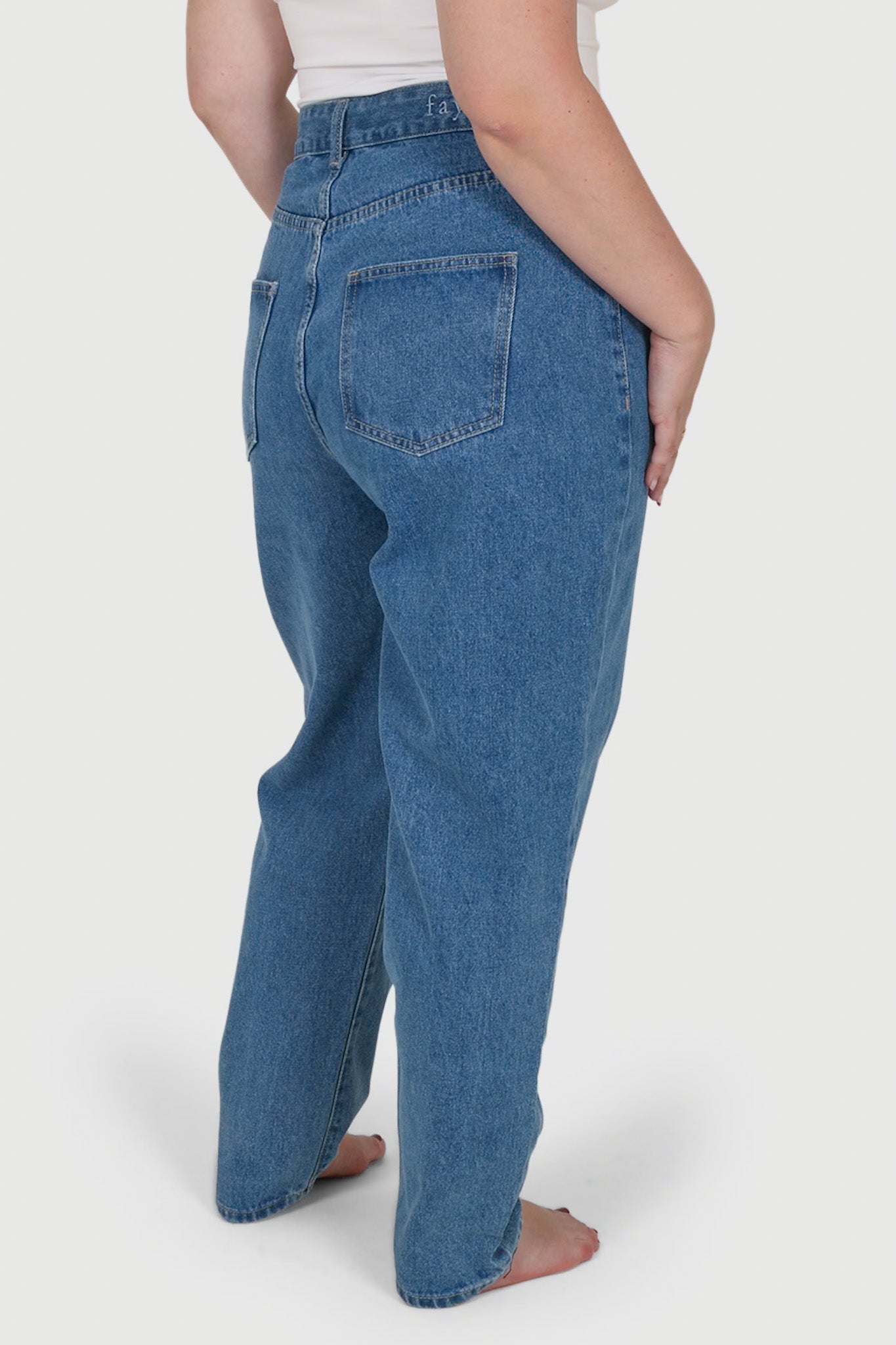 JAX JEANS DEEP BLUE - Fayt The Label