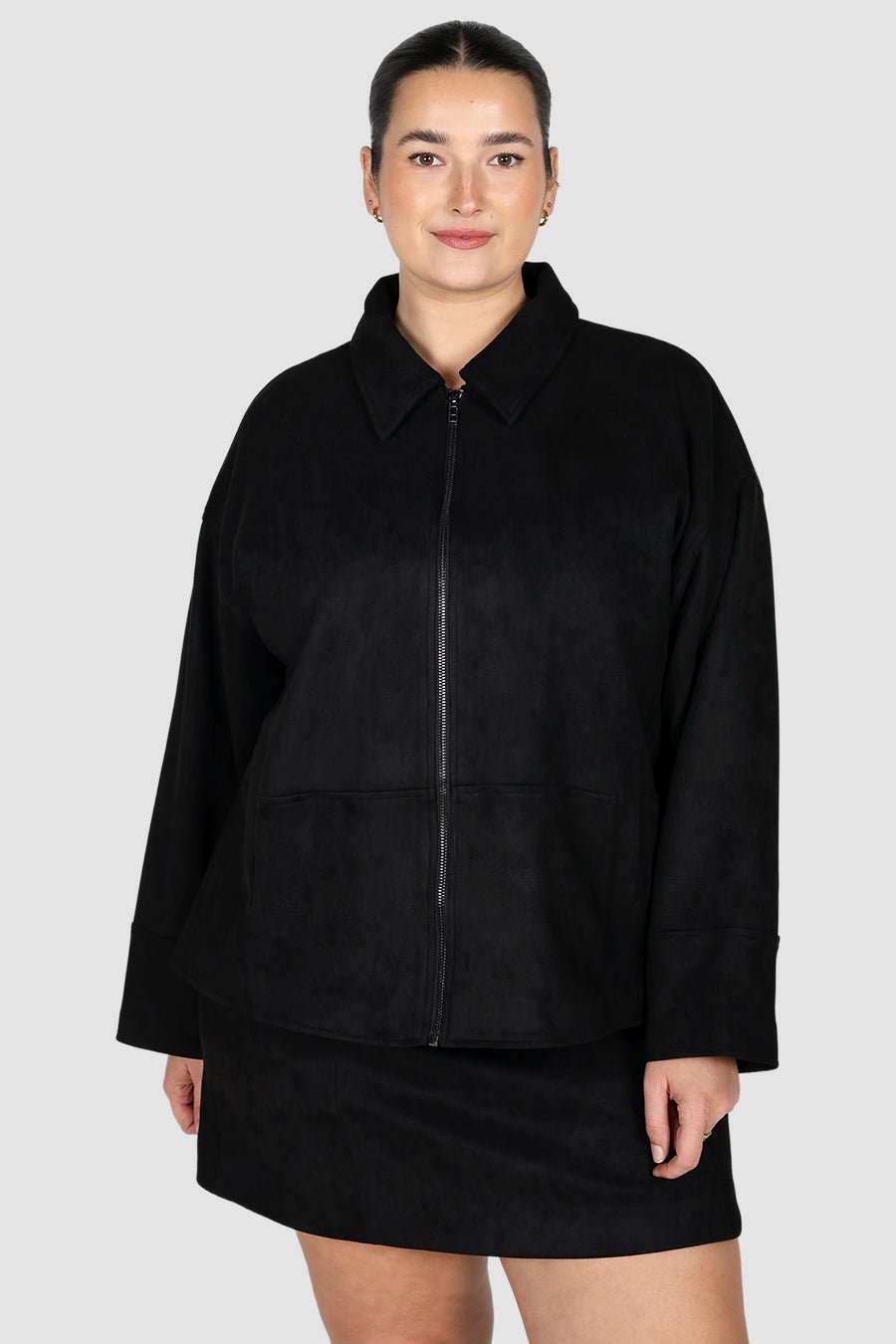 JUDE ZIP JACKET BLACK - Fayt The Label