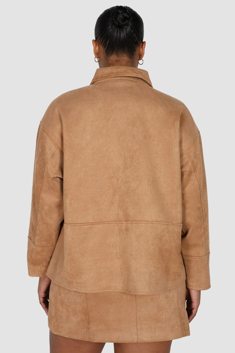 JUDE ZIP JACKET CARAMEL - Fayt The Label
