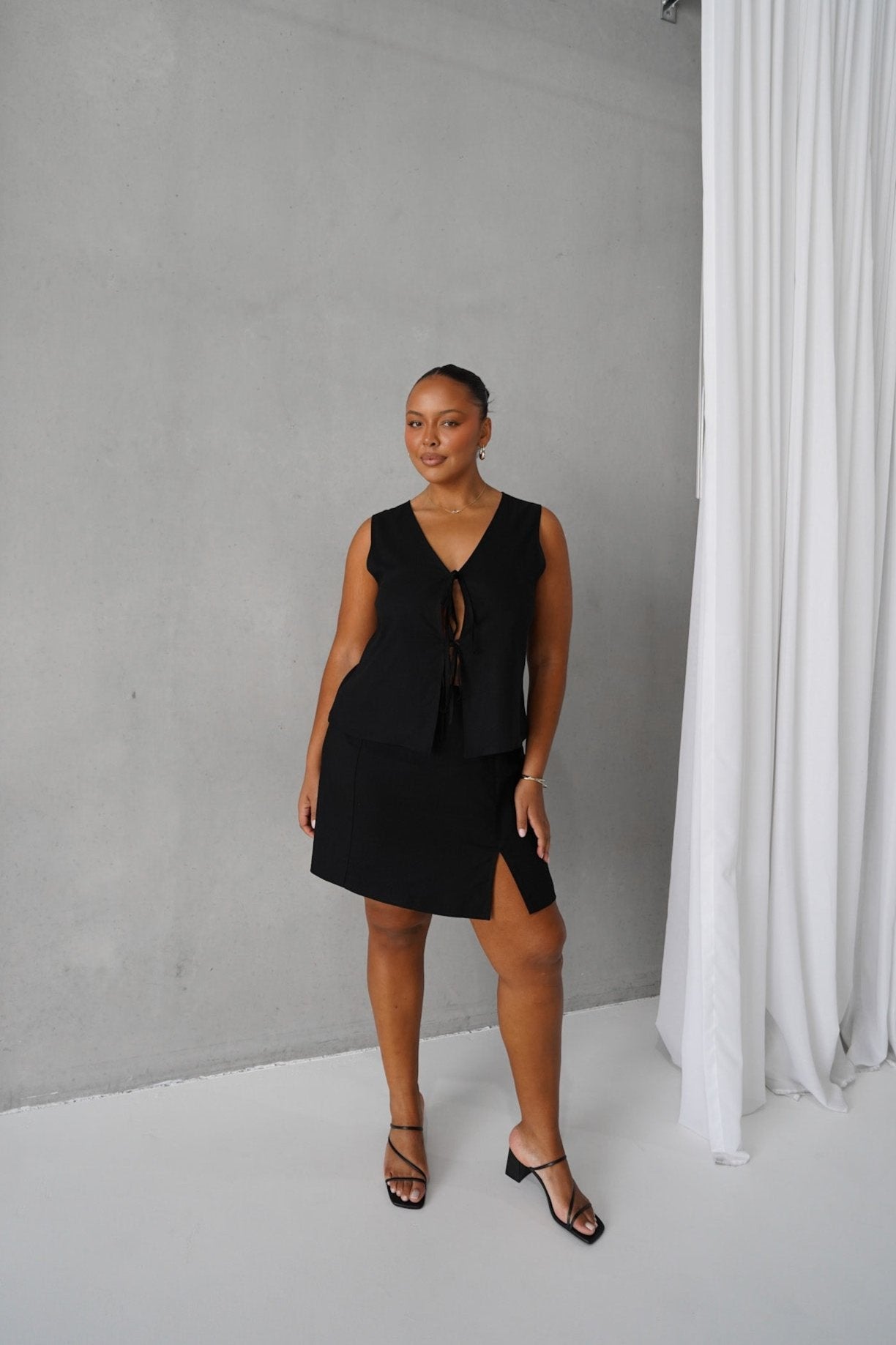 KAIRO SKIRT BLACK - Fayt The Label