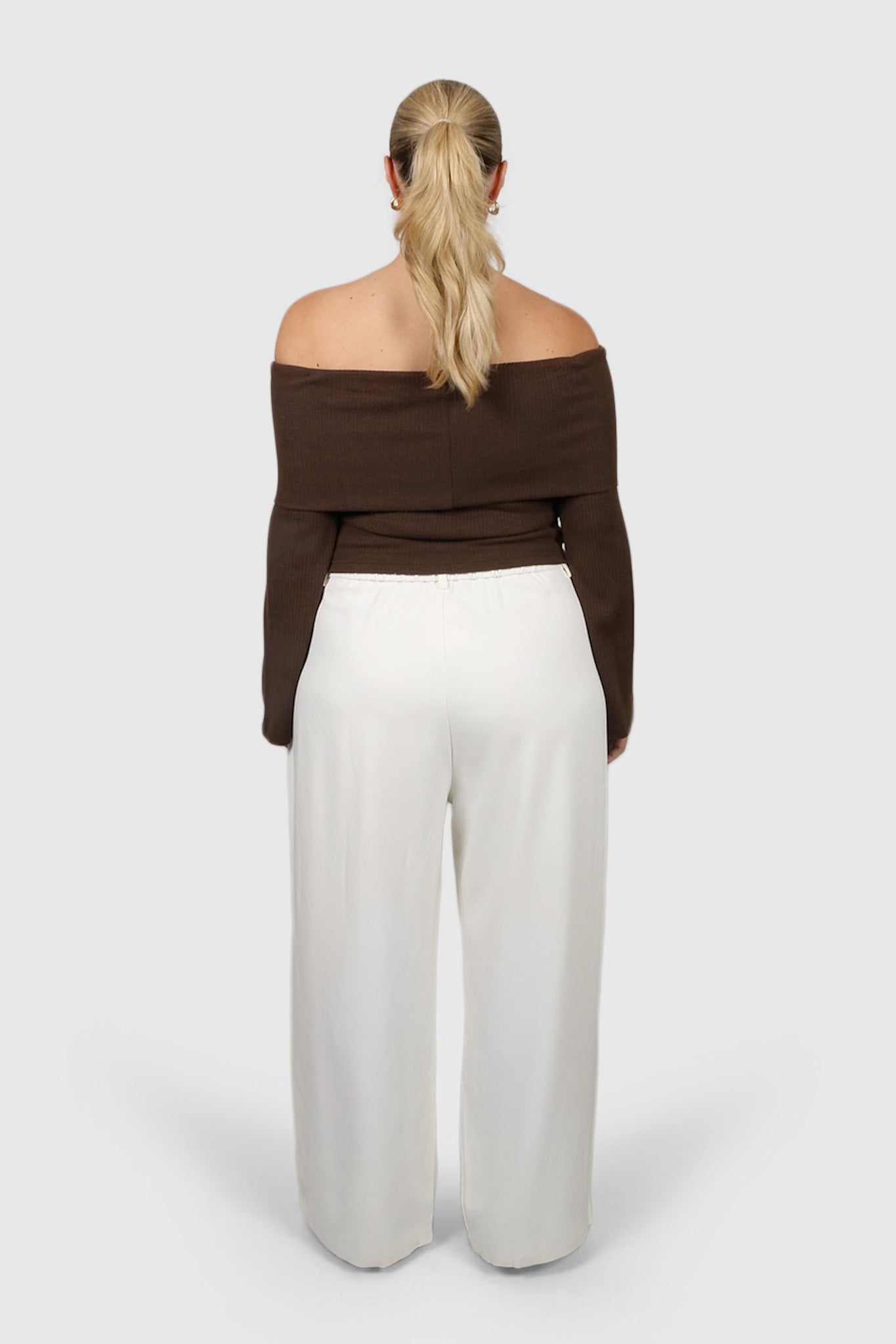 KENDALL TOP CHOCOLATE - Fayt The Label