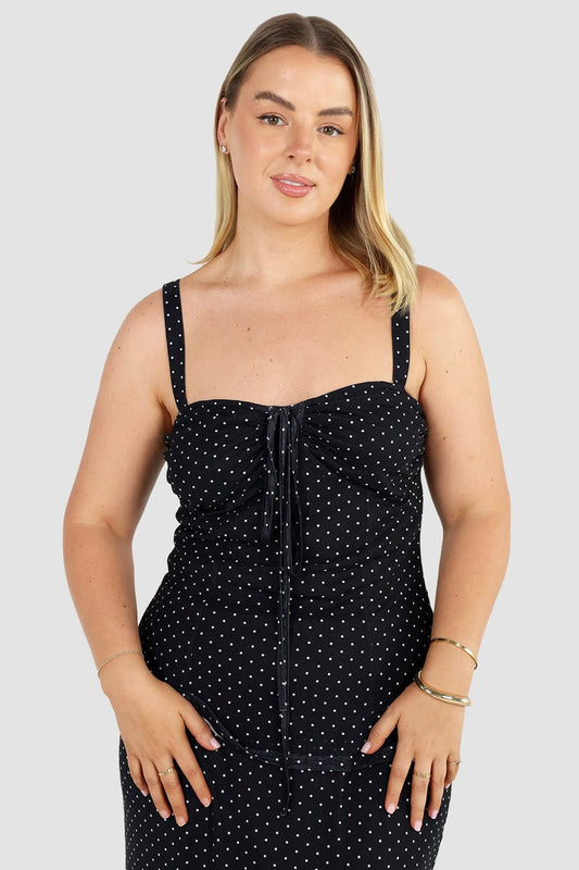 KIKI TOP BLACK SPOT - Fayt The Label