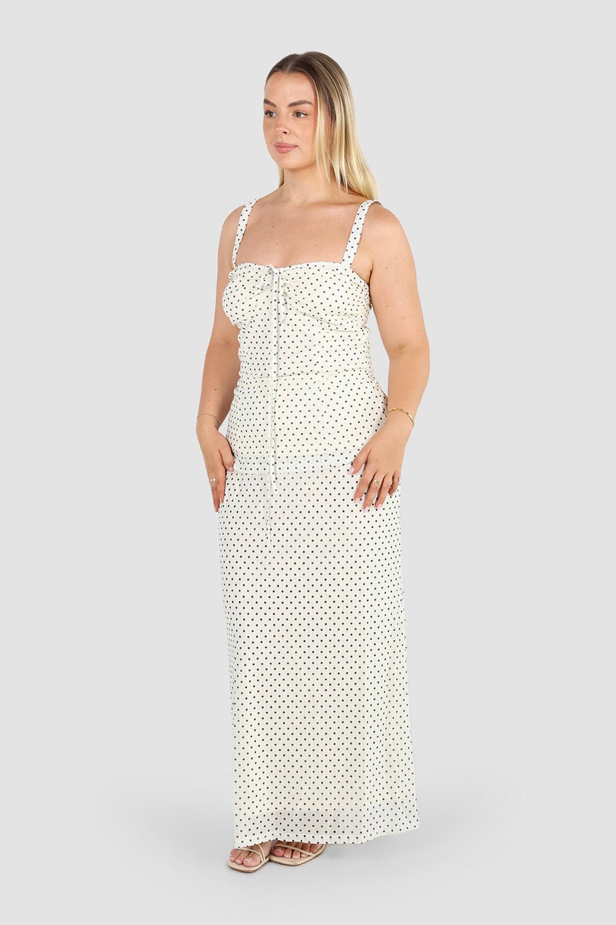 KIKI TOP WHITE SPOT - Fayt The Label