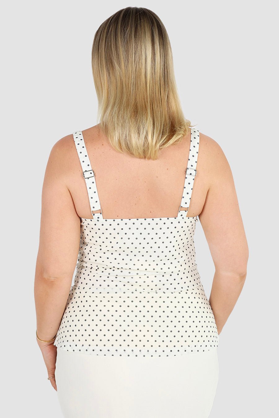 KIKI TOP WHITE SPOT - Fayt The Label