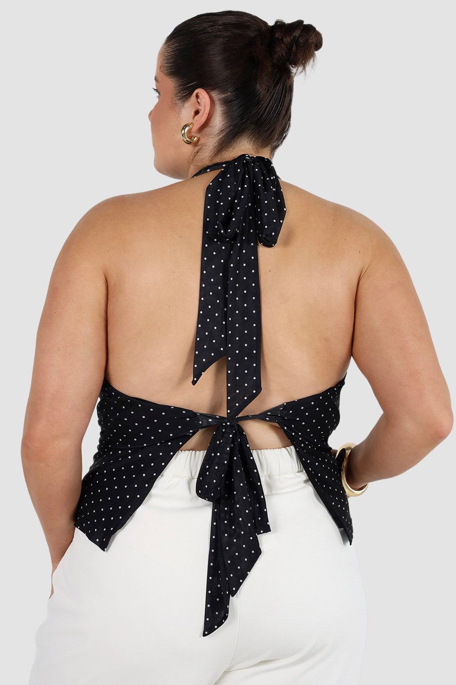 KIMMY TOP BLACK SPOT - Fayt The Label