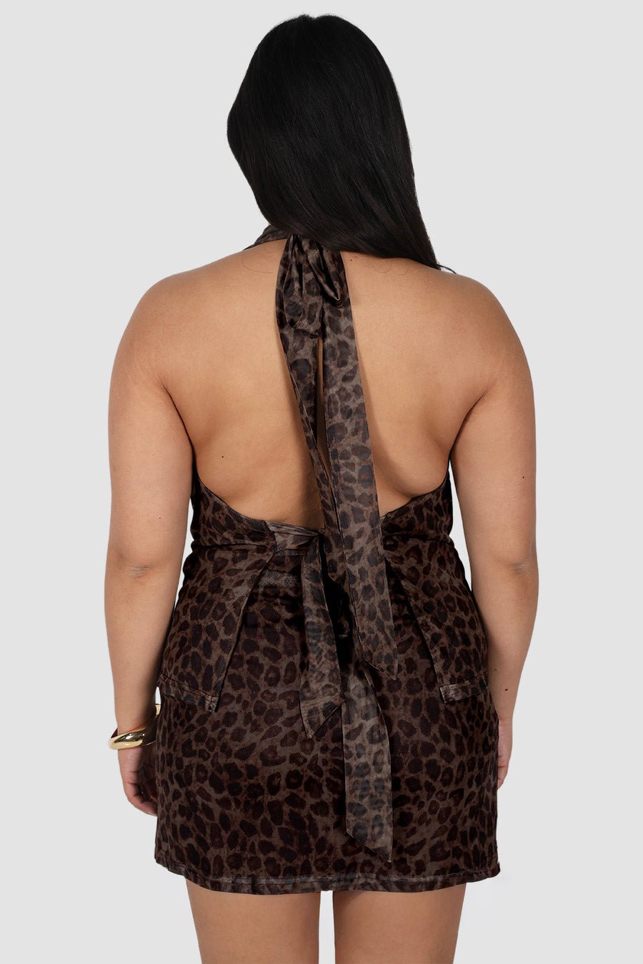 KIMMY TOP CHOC LEOPARD - Fayt The Label