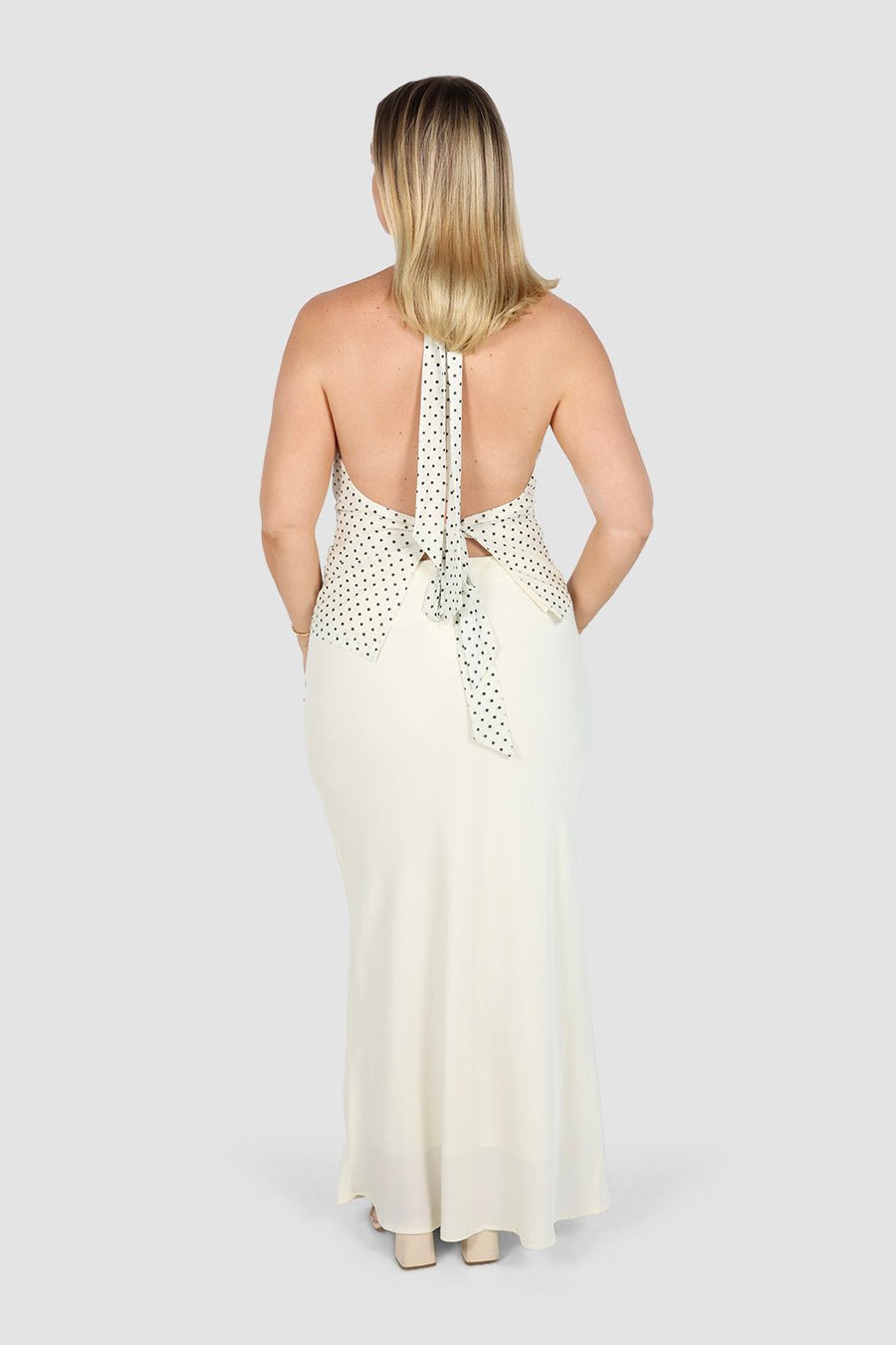 KIMMY TOP WHITE SPOT - Fayt The Label