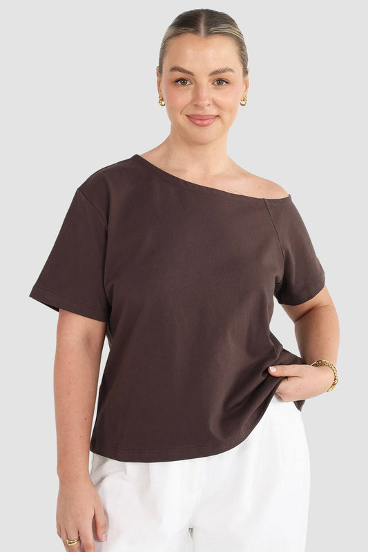 KNOX TEE ESPRESSO - Fayt The Label