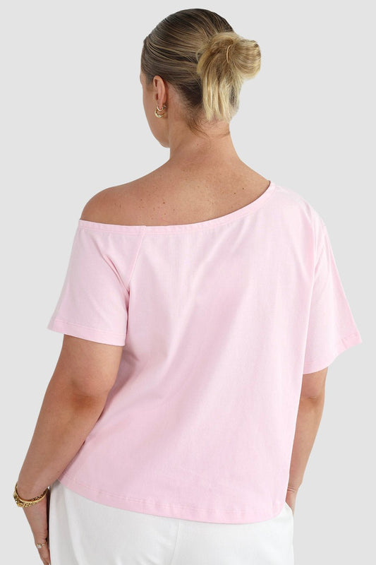 KNOX TEE SOFT PINK - Fayt The Label