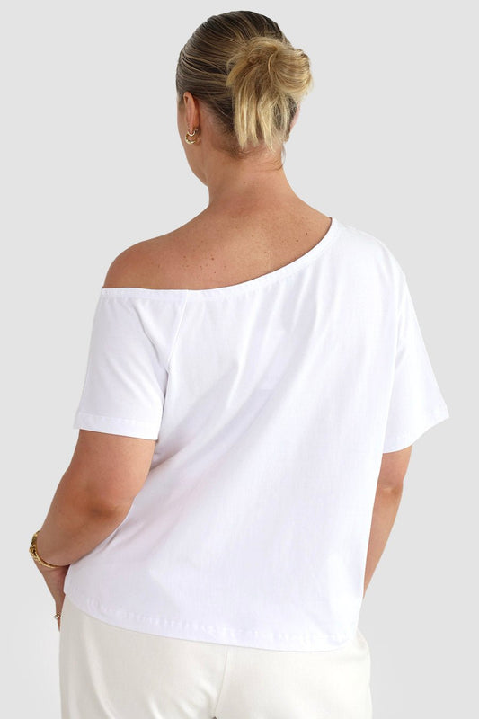 KNOX TEE WHITE - Fayt The Label