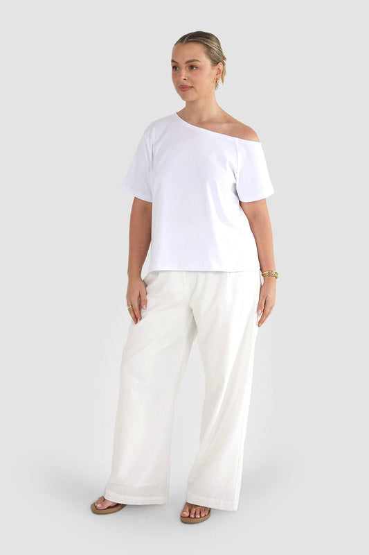 KNOX TEE WHITE - Fayt The Label