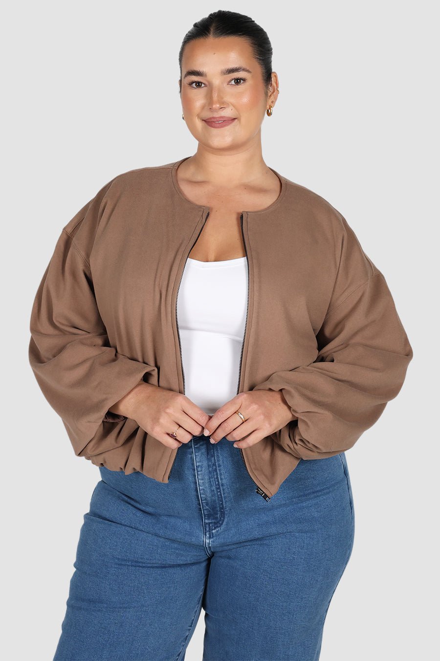 LAKIN BOMBER JACKET MOCHA - Fayt The Label