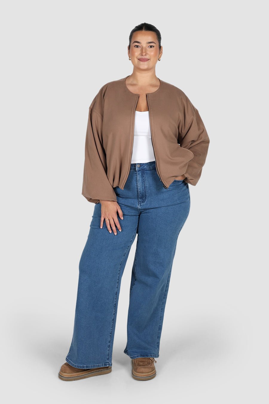 LAKIN BOMBER JACKET MOCHA - Fayt The Label